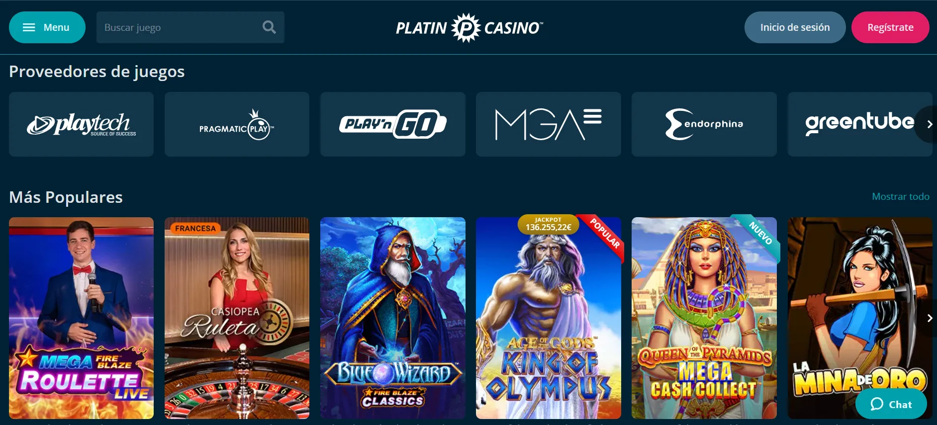 casinos gratis españa platin