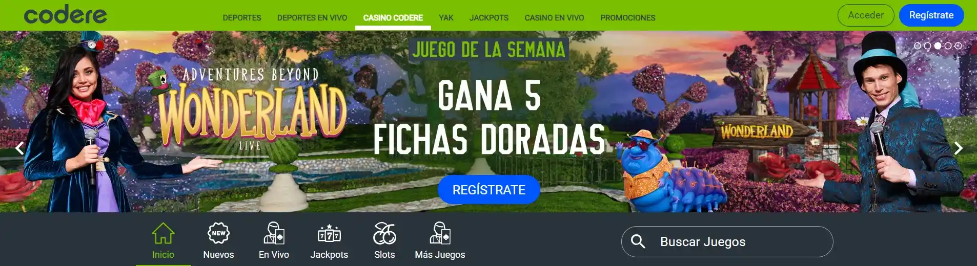 dinero real españa codere casino