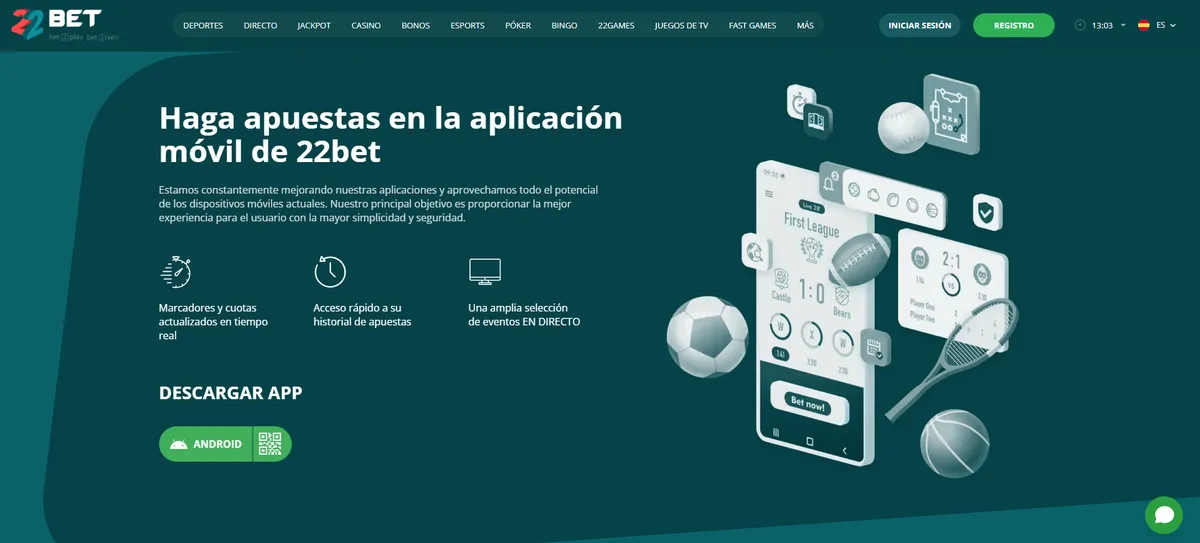 ¿Tiene 22Bet casino online una app móvil? ¿Tiene 22Bet casino una app móvil?